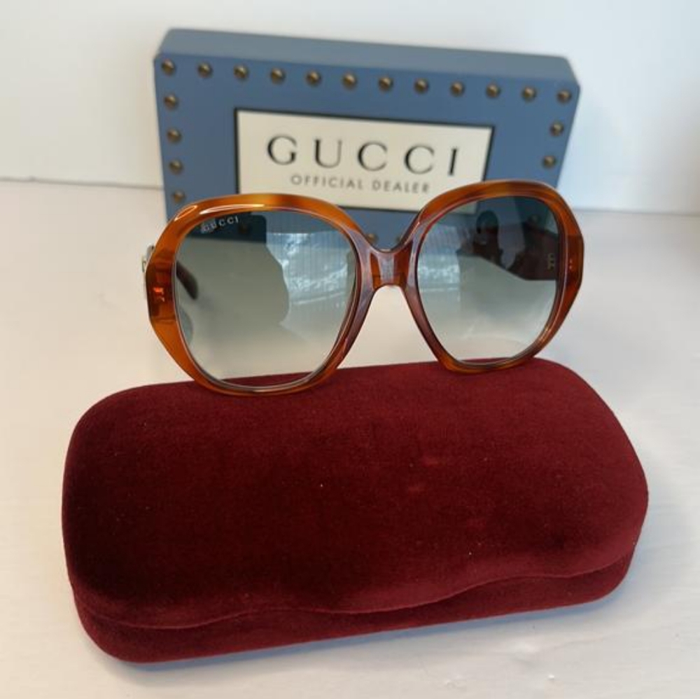 Authentic New Gucci GG0796S-003 56 Ladies Sunglasses - Picture 4 of 13